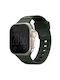 Uniq Armband Rostfreier Stahl mit Pin Grün (Apple Watch 44/45/46mm/Ultra 49mm)