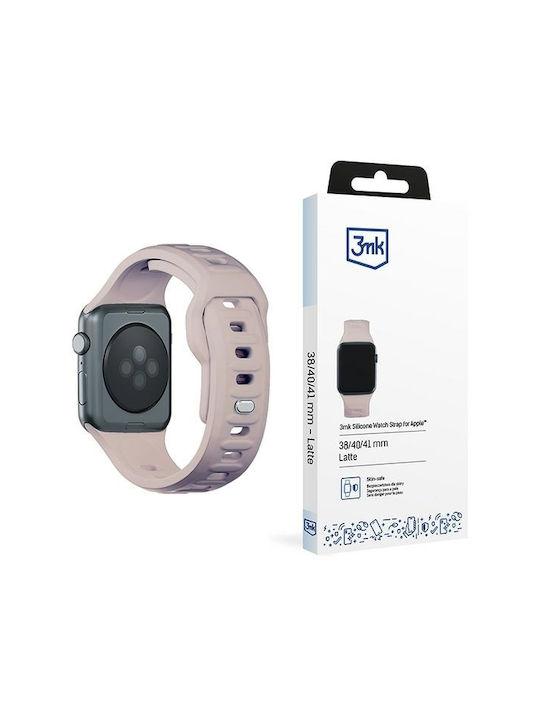 3MK Λουράκι Σιλικόνης Ροζ (Apple Watch 38/40/41mm)