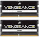 Corsair Vengeance 64GB DDR5 RAM με 2 Modules (2x32GB) και Ταχύτητα 5200 για Laptop