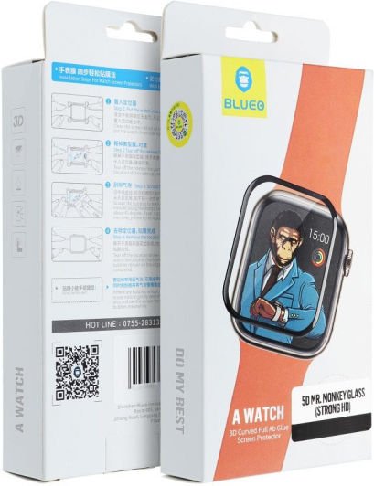 Blueo Gehärtetes Glas für das Apple Watch 1,2,3 42mm 1Stück