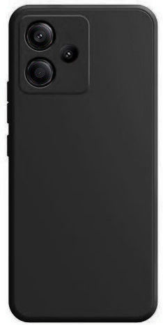 Back Cover Σιλικόνης Μαύρο (Redmi 13 / Poco M6 4G)