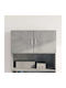 Wand Wohnzimmer Schrank aus Spanplatte Grau 80x42.5x40cm