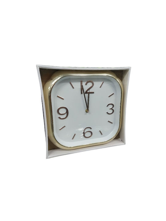 Wall Clock Plastic Gold Ø30cm