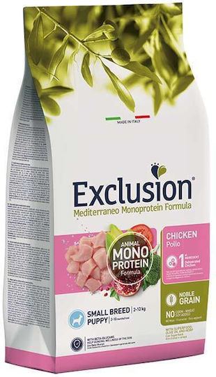 Exclusion 2kg Dry Food for Small Breed Puppies with Chicken