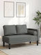 Fabric Recliner Gray L116.5xW62xH71cm