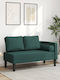 Fabric Recliner Green L116.5xW62xH71cm