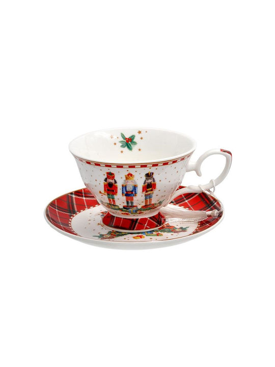 Fylliana Christmas Mug Ceramic White L13xW7cm.