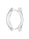 Screen Cover Пластмасов Калъф в Прозрачен цвят за Galaxy Watch7 44мм