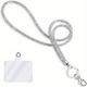 Universal Κρεμαστό Neck Strap for Mobile Phones Silver