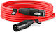 Rode Kabel XLR-Stecker - XLR-Buchse Rot 6m (45699)