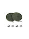 Shoelaces Elastic Green 2pcs 100cm