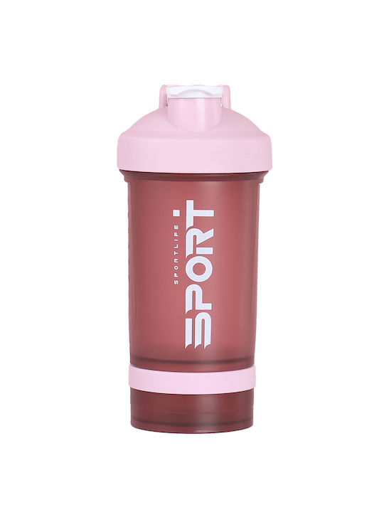 Tpster Shaker Πρωτεΐνης 450ml Πλαστικό Κόκκινο