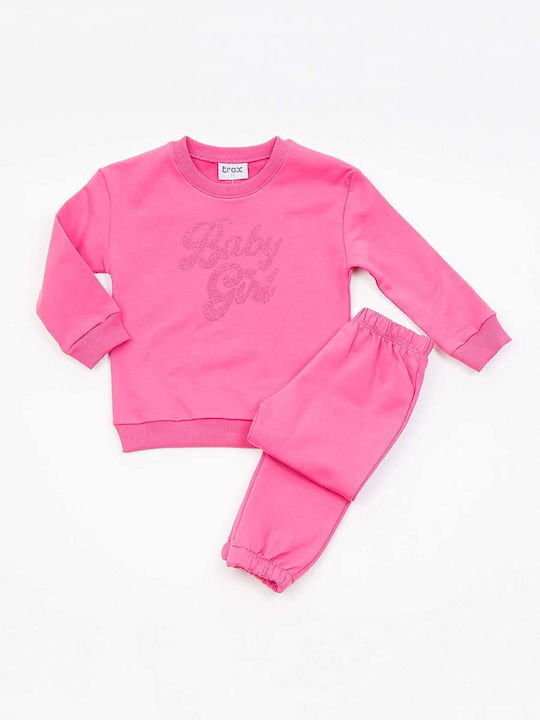 Trax Kids Sweatpants Set Fuchsia