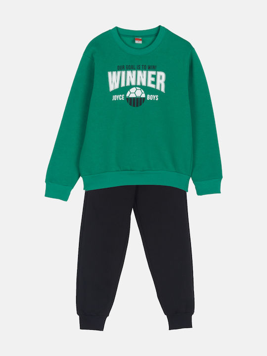 Joyce Kids Sweatpants Set Green