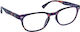 Eyelead Lesebrille +0.75 in Lila Farbe E 253