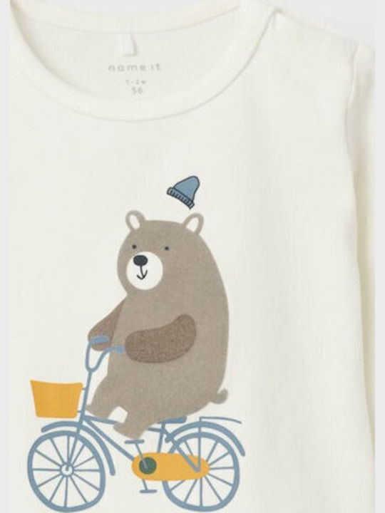 Name It Kids' Shirt Long Sleeve Ecru