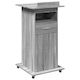 vidaXL Stand Music Height 107-107cm Brown 848029