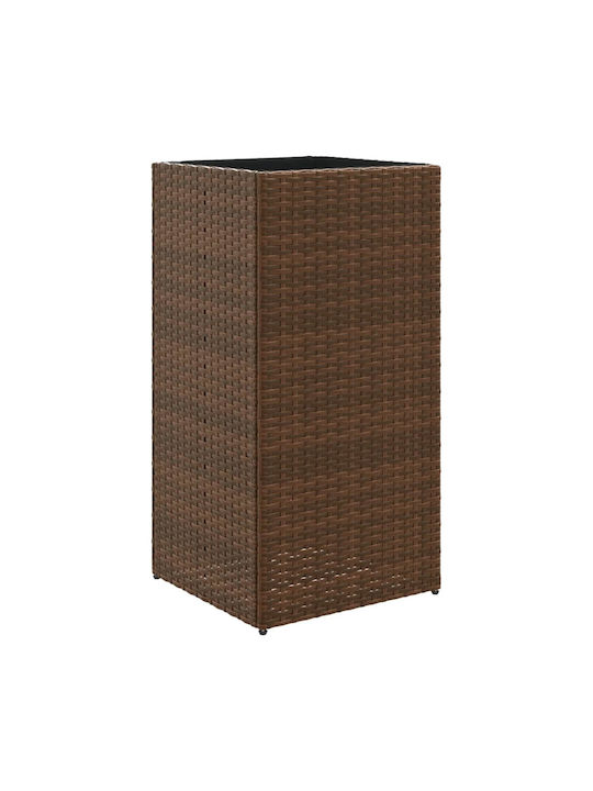 vidaXL Κήπου Planter Box 40x80cm în Culoare Maro 366414