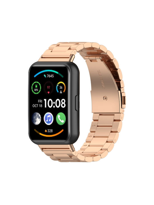 Strap Stainless Steel Rose Gold (Huawei Watch Fit 3)