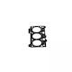 Set garnituri chiulasa Renault Avantime De0_ 3.0 V6 De04 De0t 2001-2003 Corteco 415246p