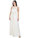 Sommer Maxi Damenkleid Beige