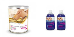 Set de îndepărtare a părului Alveola Pastă de zahăr normală 1000 G 2 X Gel pre-epilare 300 Ml