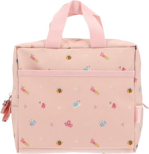 Tutete School Insulated Hand Lunch Bag Pink 18.5 x 9 x 24cm