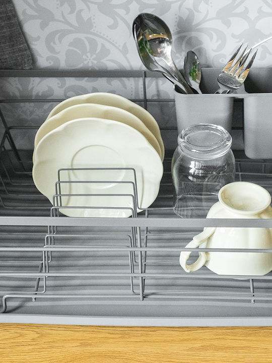 Brunbeste Sink Strainer Metallic Gray 43x32x14cm