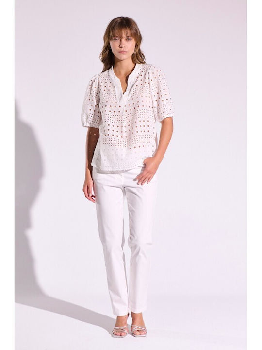 Matis Fashion Women's Blouse Off White