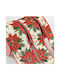 Weihnachtliche Farbband Plastik Rot 900x6.7cm 1Stück