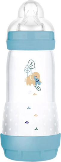 Mam Plastic Baby Bottle Easy Start Anti-Colic with Silicone Nipple for 4+ months Blue 320ml