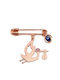 Goldsmith Child Safety Pin made of Gold Plated Silver for Girl