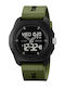 Skmei Analog/Digital Men's Watch 47mm Chronograph Battery with Rubber Strap Green