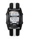 Skmei Digital Men's Watch 39.5mm Chronograph Battery with Rubber Strap Black White