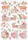 Stamperia Tissue paper Decoupage Pink