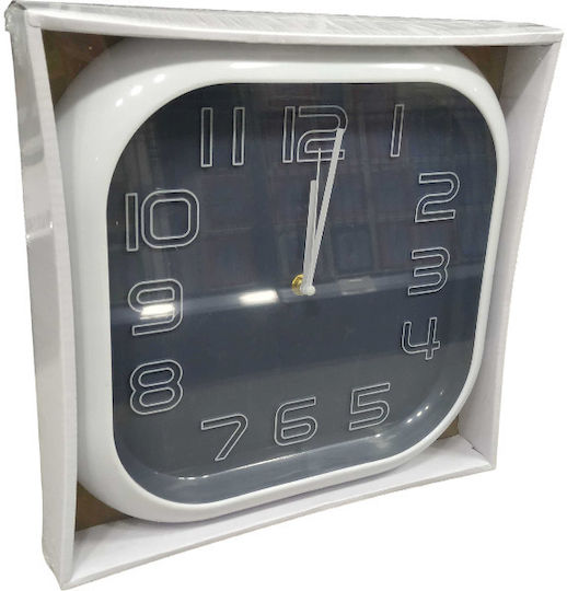 Wanduhr Kunststoff Gray Ø30cm
