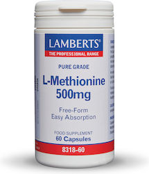 Lamberts L-methionine 500mg 60 Κάψουλες