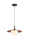 Viokef Pendant Light Brown Rail with Socket G9 35cm