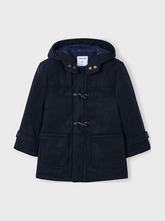 Kids' Coat Montgomery with Lining & Hood Blue