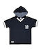 Kinder-Sweatshirt mit Kapuze und Taschen Blue