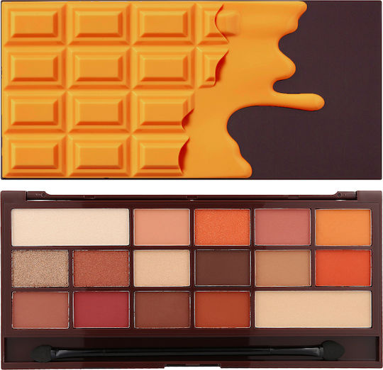 Revolution Beauty Chocolate Lidschattenpalette Matt in fester Form Orange 22gr