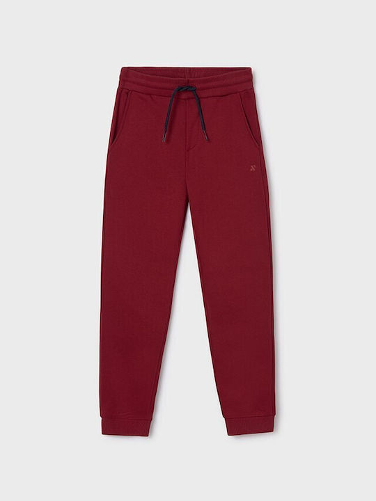 Mayoral Kids Sweatpants Bordeaux