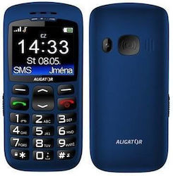 Aligator A670 Senior Single SIM Mobile Phone with Large Buttons Blue