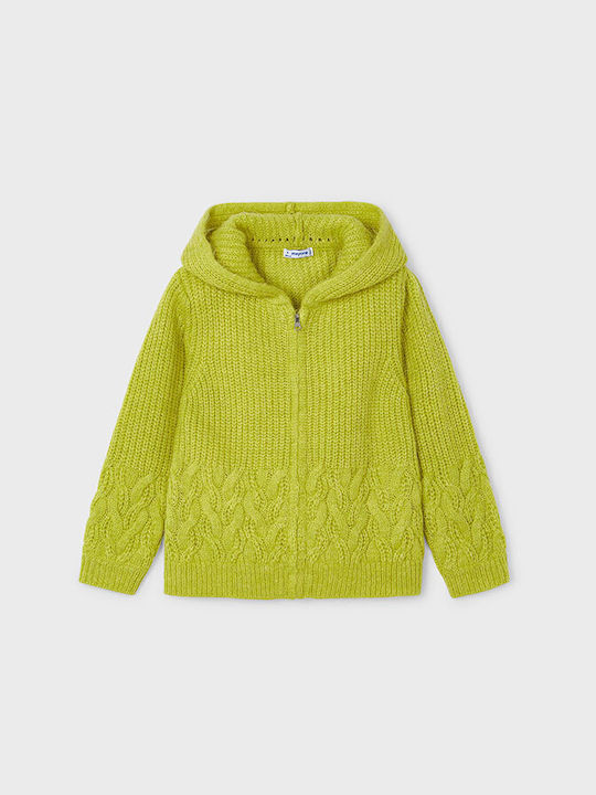 Mayoral Kids Cardigan Knitted Green