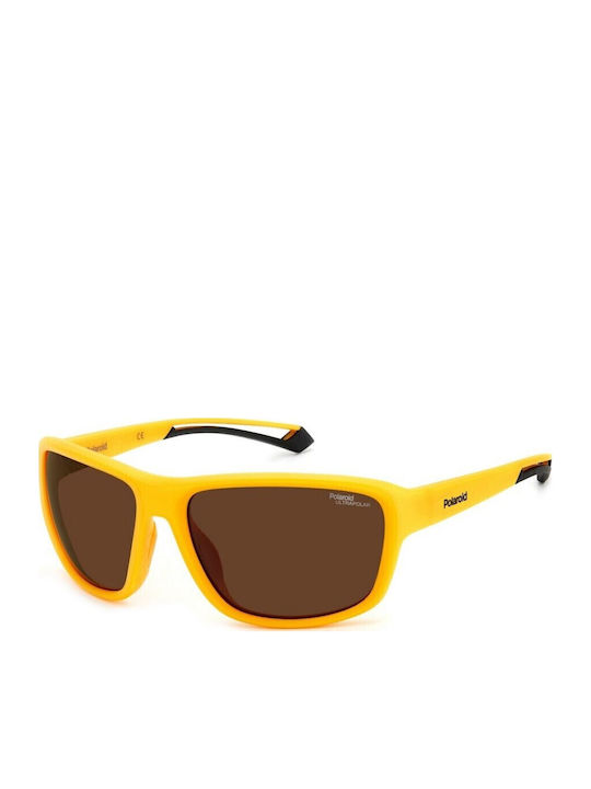 Polaroid Herren Sonnenbrille mit Gelb Kunststof...