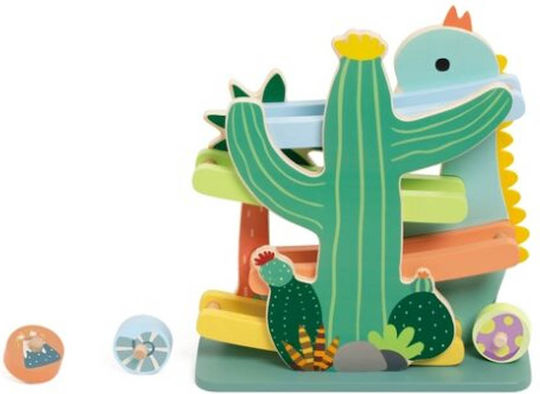 Classic World Babyspielzeug Rutsch Dinosaurier aus Holz für 18++ Monate
