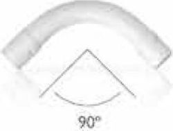Γωνία Σωλήνα Θηλυκό Φ16mm Καμπυλη 90