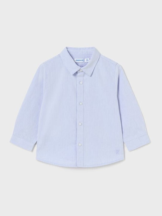 Mayoral Kids Shirt Light Blue