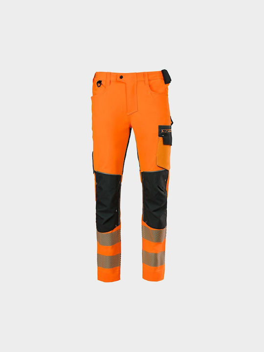 Stenso 4stretch Reflektierend Arbeitshose Orange