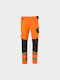 Stenso 4stretch Reflektierend Arbeitshose Orange